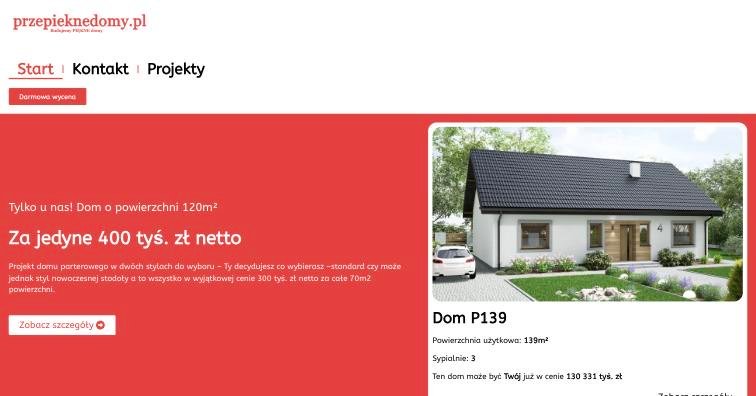 Przepiękne domy, budowa domów